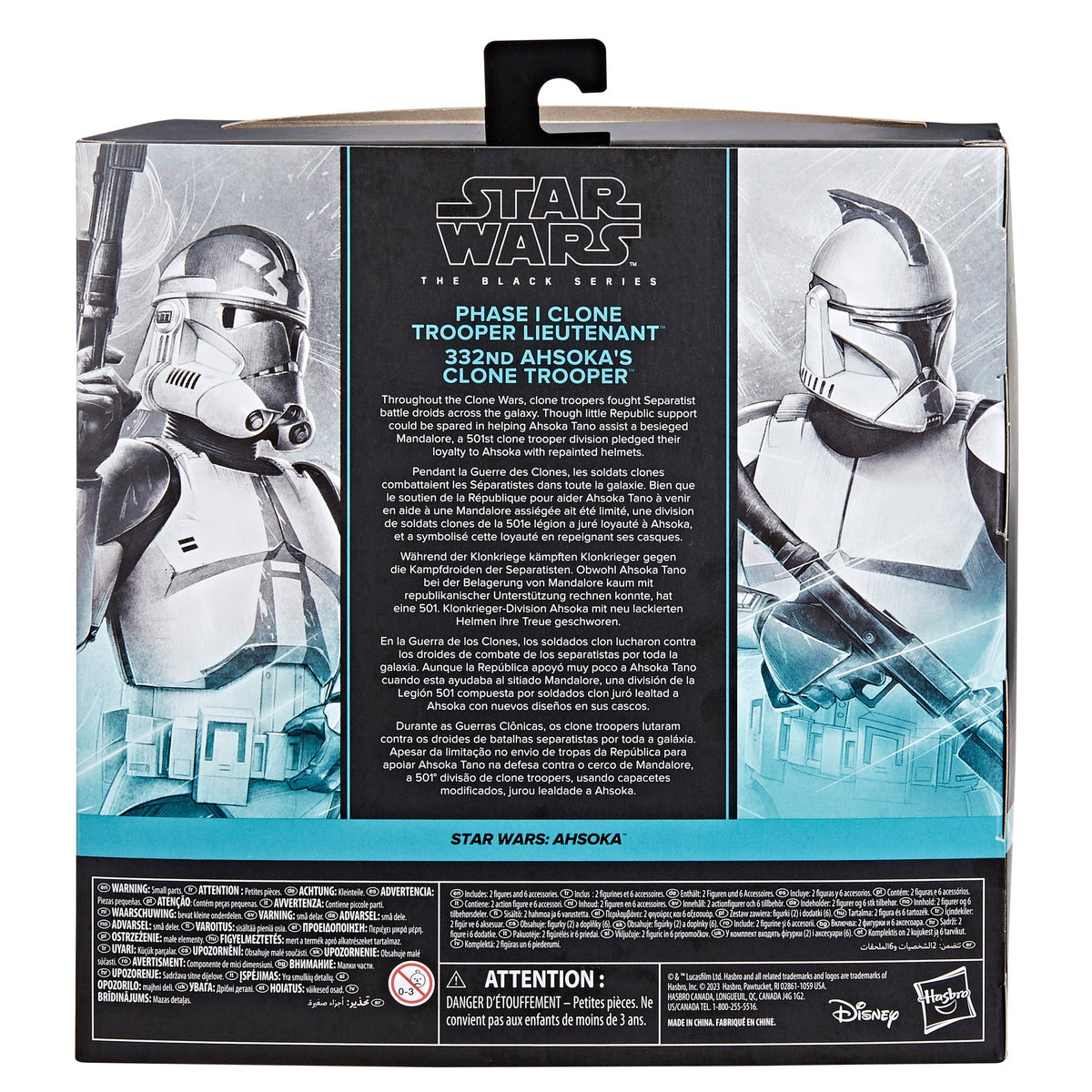 Star Wars The Black Series Clone Trooper Lieutenant & 332nd Ahsoka’s Clone Trooper