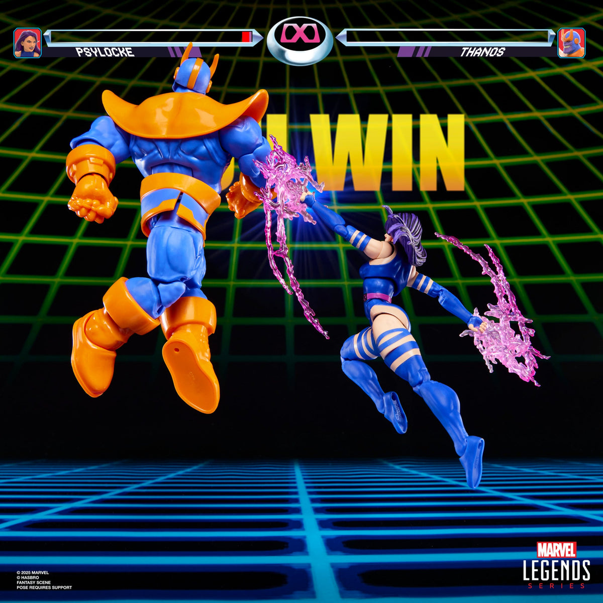 Marvel Legends Series Gamerverse Psylocke vs. Thanos - Exclusive