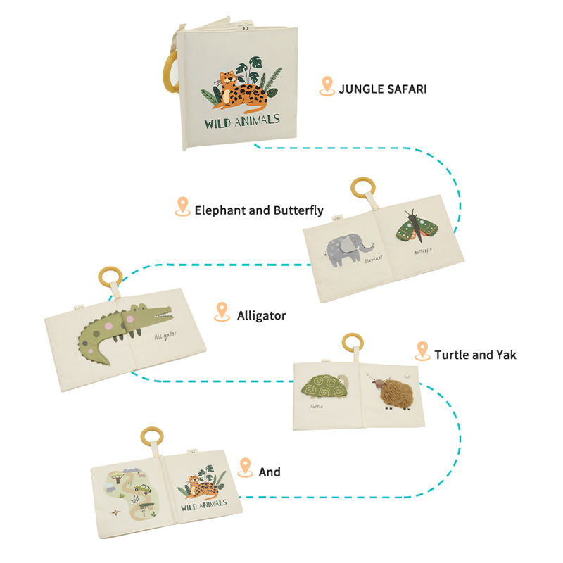 Wild Animals Crinkle book