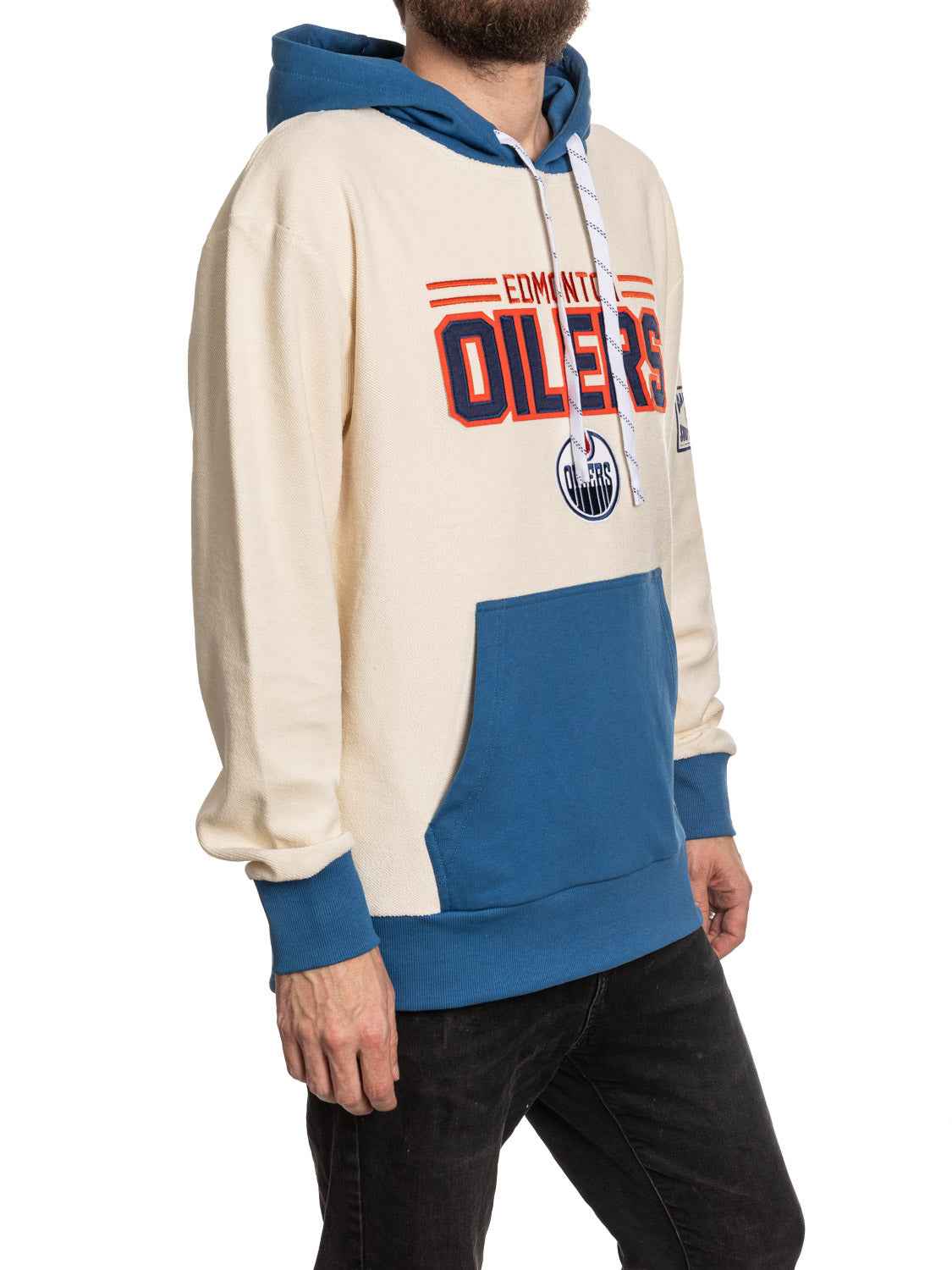 Edmonton Oilers NHL Unisex Reverse Terry Retro Premium Hoodie