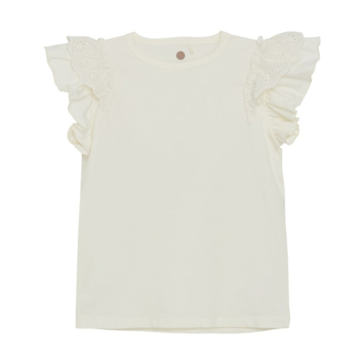 Kid Girl T-shirt SS | Egret | En Fant