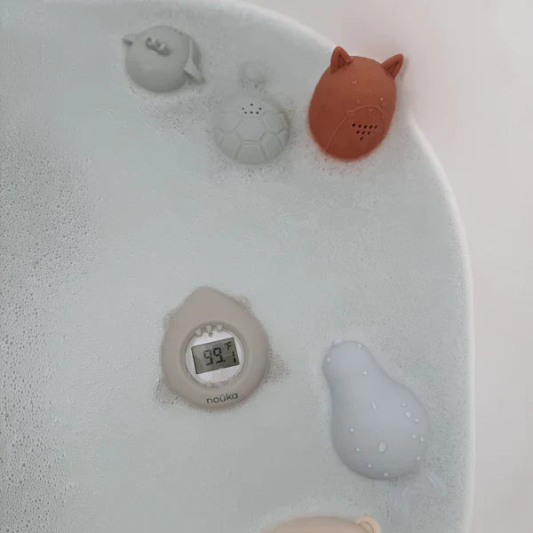 Bathtub Safety Thermometer Shark | Light Storm | Noüka