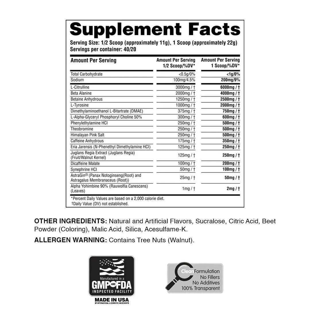 Anarchy Labs JAWAN High-Octane Pre-Workout