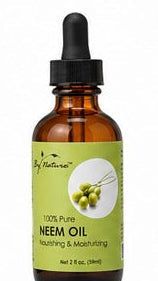 BY NATURES 100% PURE NEEM OIL 2 OZ