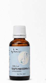 BY NATURES 100% PURE SCALP & HAIR ESSENTIAL OIL 1OZ