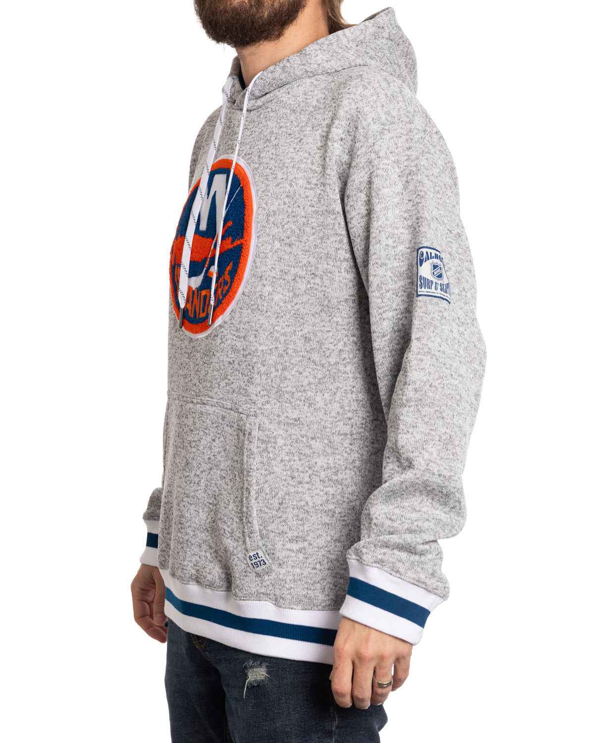 New York Islanders "Muskoka Style" Premium Chenille Woven Logo Hoodie