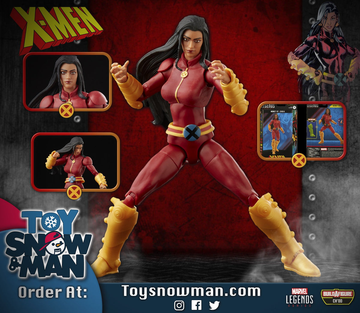 Marvel Legends Series: Monet St. Croix X-Men Figure