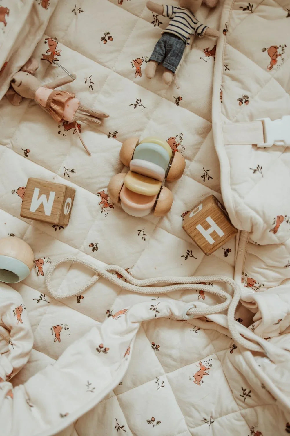 Organic Soft Babymat & Bag | Rabbit | play&go