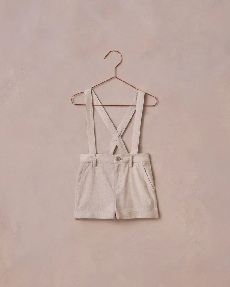 Suspender Short | Linen | Noralee