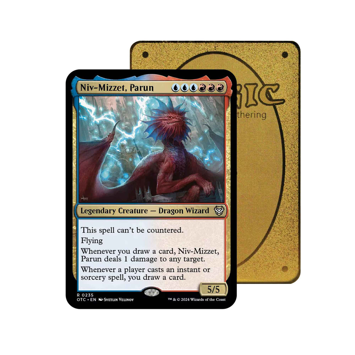 Niv-Mizzet, Parun Metal Orica Card