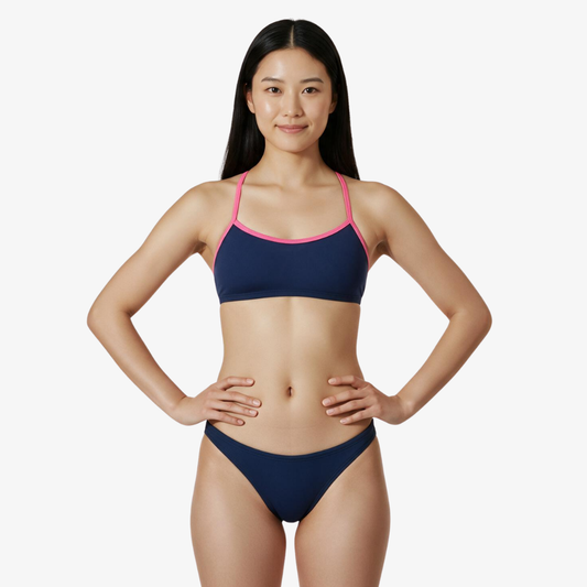 Cobalt Tie-Back Bikini Top by Norca