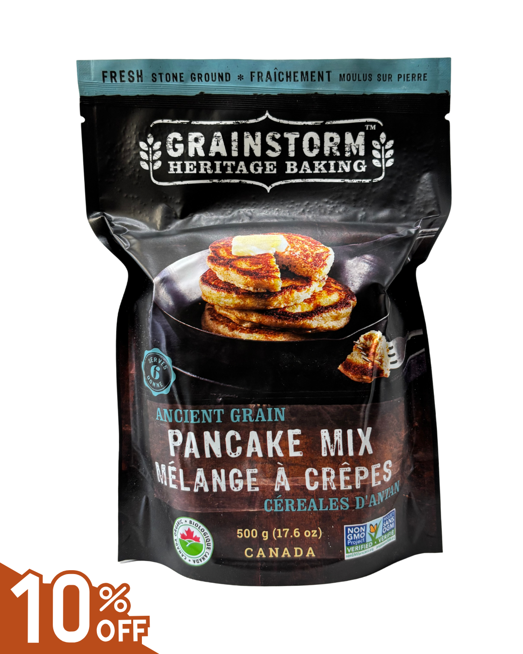 Organic Ancient Grain Pancake Mix