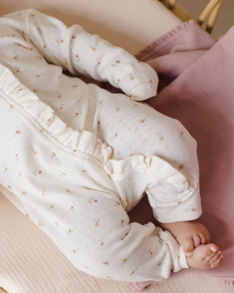 Waffle Baby Blanket | Mauve | Quincy Mae