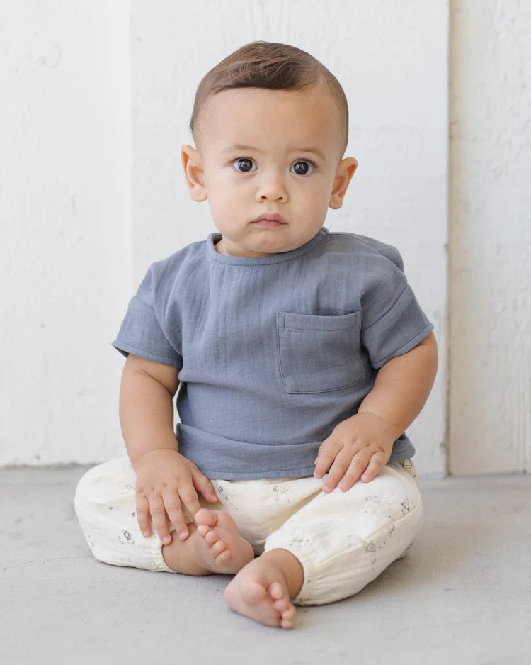 Woven Pant | Space | Quincy Mae