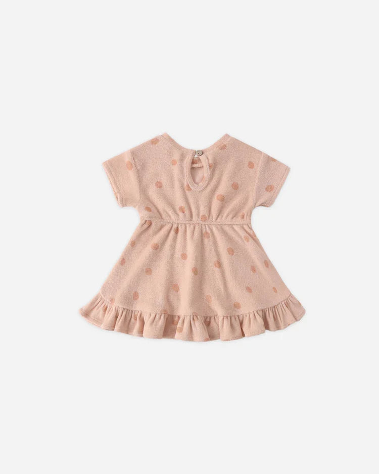 Terry Dress | Polka Dot | Quincy Mae
