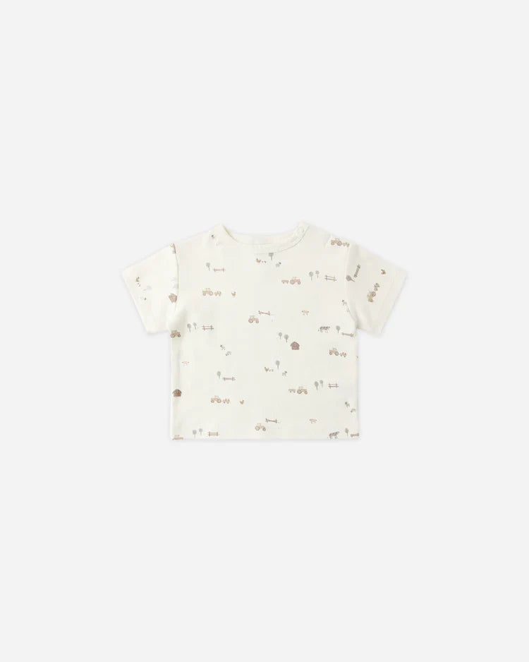 Boxy Tee | Farm | Quincy Mae