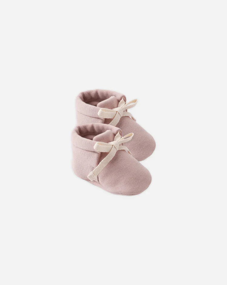 Baby Booties | Mauve | Quincy Mae