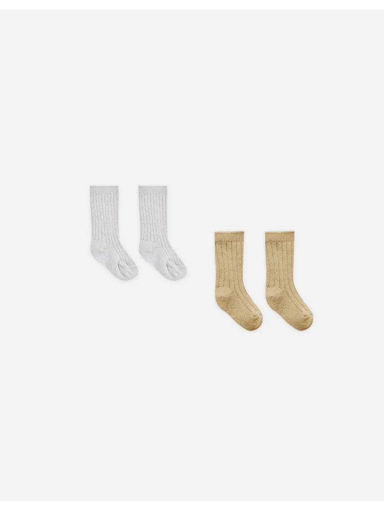 Sock Set | Sky, Honey | Quincy Mae