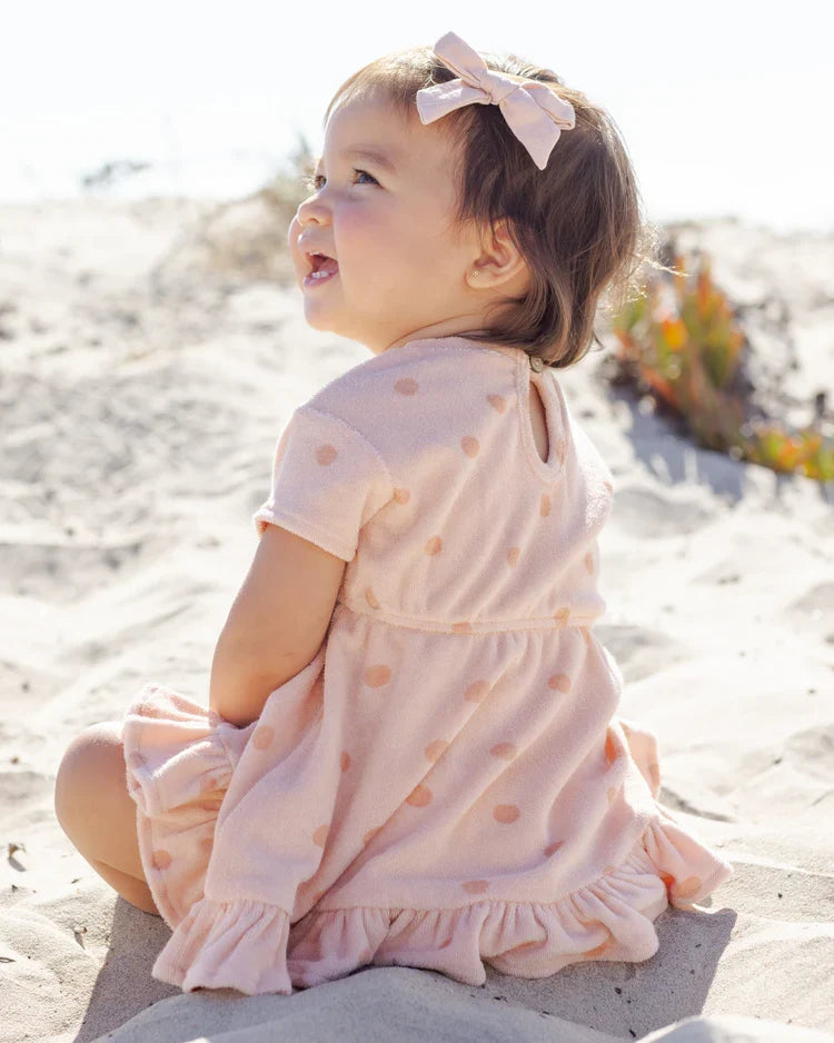 Terry Dress | Polka Dot | Quincy Mae