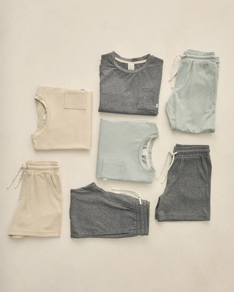 Century Tech Jogger | Heathered Sea Green | Rylee & Cru