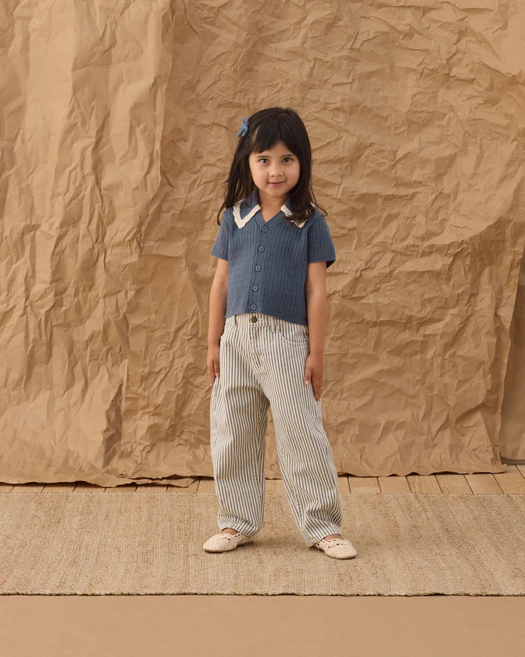 Barrel Pant | Railroad Stripe | Rylee & Cru