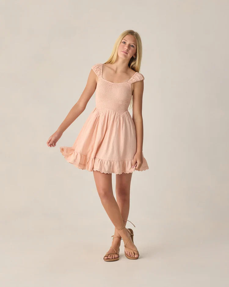Teen Kalina Dress | Blush | Rylee & Cru