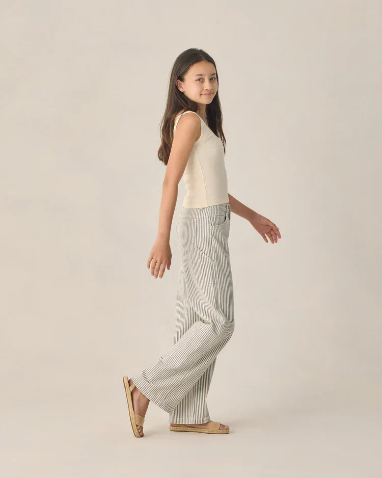 Teen Ribbed Tank | Natural | Rylee & Cru