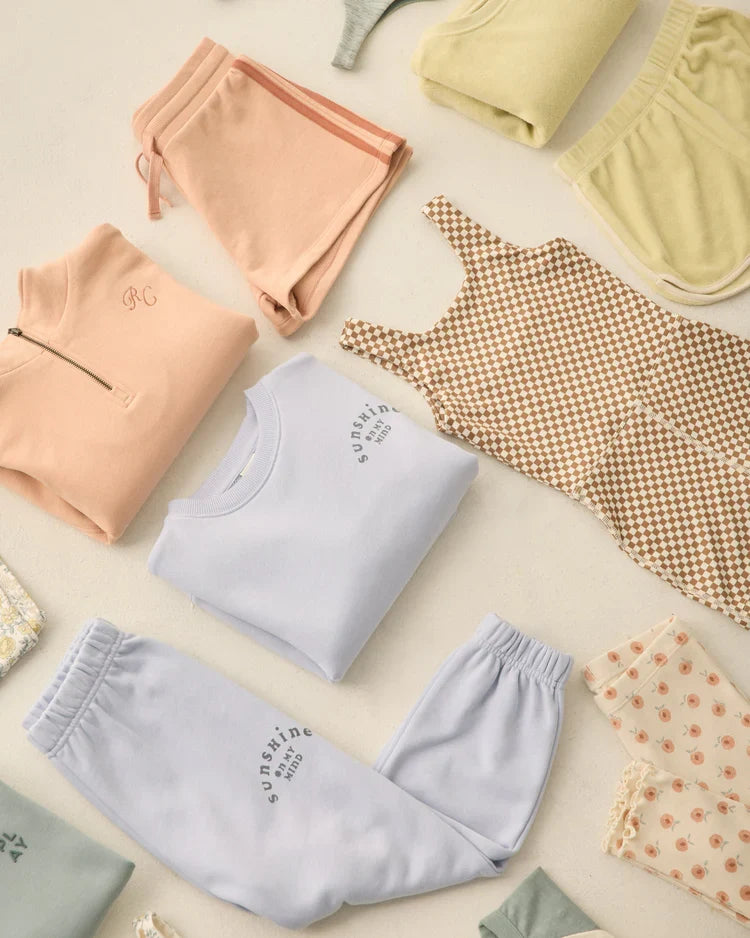Half Zip Sweatshirt | Melon | Rylee & Cru