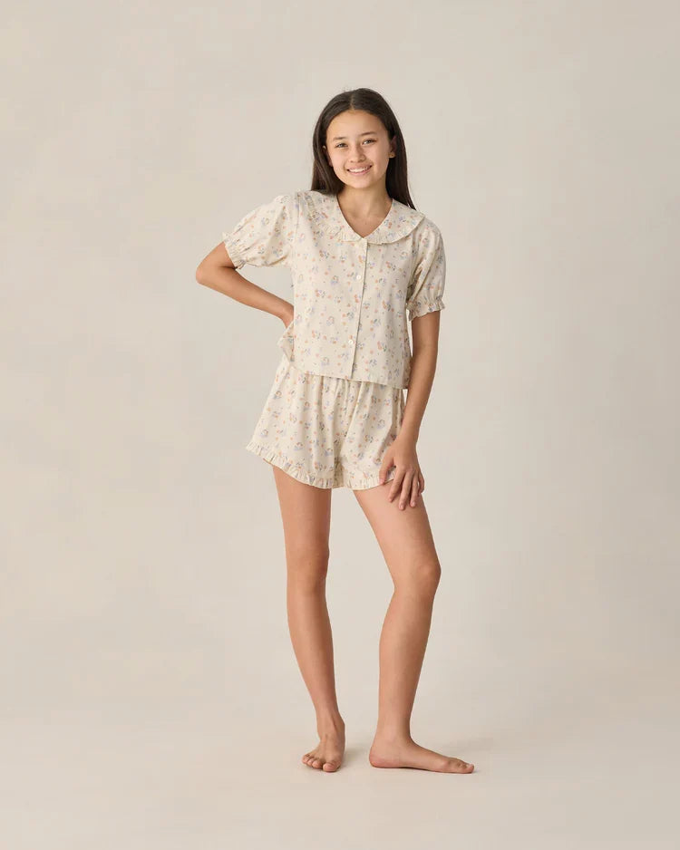 Teen Delilah Pajama Set | Pastel Garden | Rylee & Cru