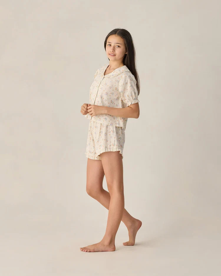 Teen Delilah Pajama Set | Pastel Garden | Rylee & Cru