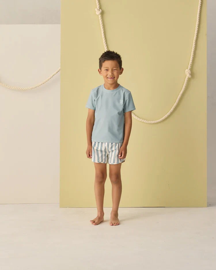 Short Sleeve Rashguard | Sea Green | Rylee & Cru