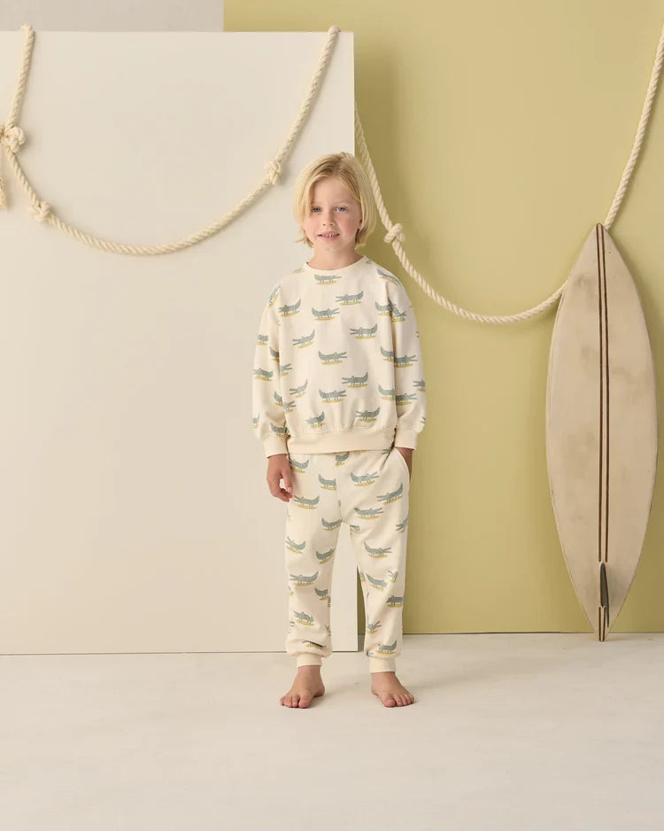 Relaxed Sweatshirt | Alligators | Rylee & Cru