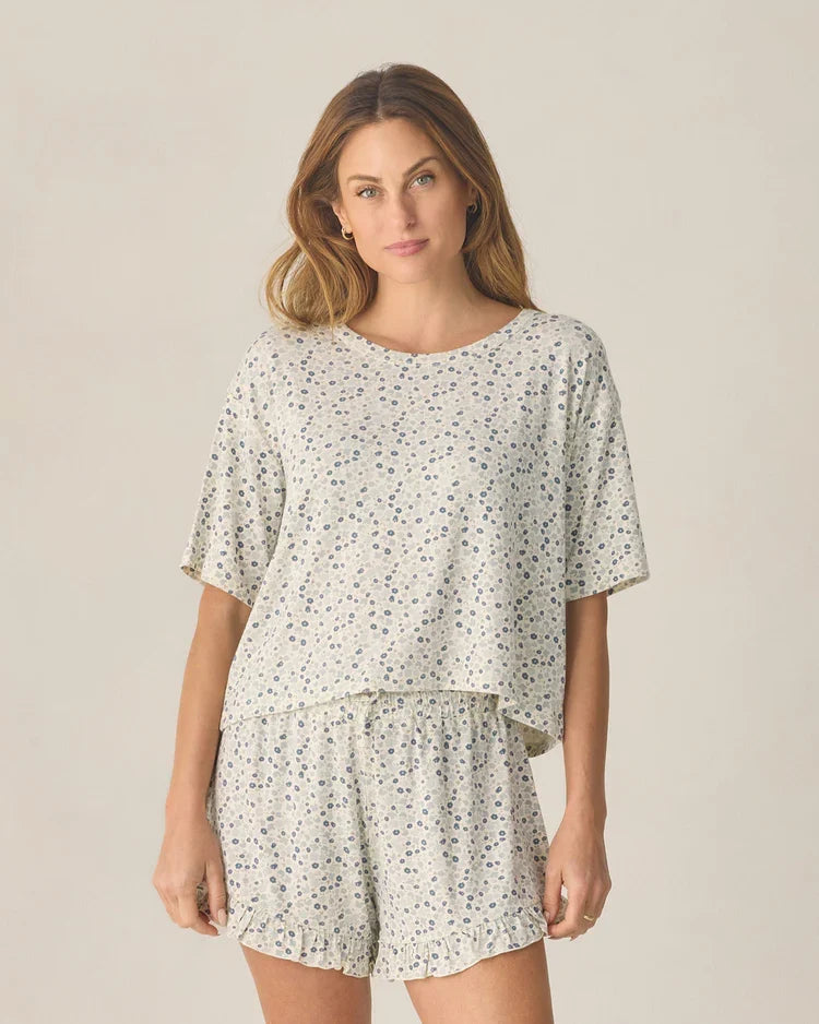 Ladies Mosie Set | Blue Ditsy | Rylee & Cru