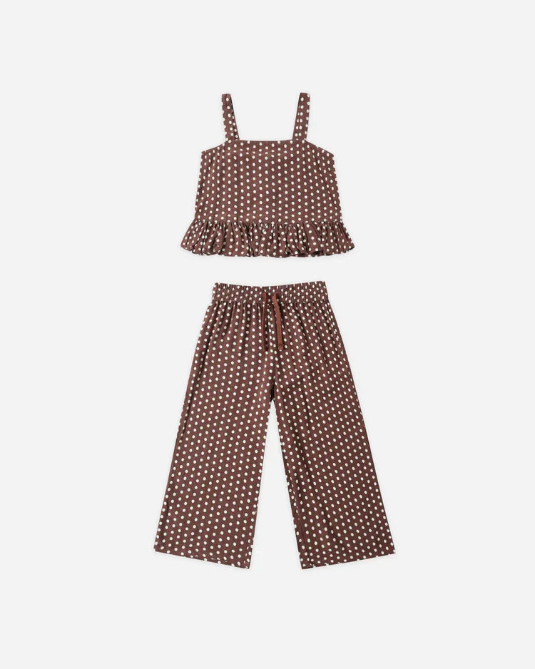 Kayli Set | Chocolate Polka Dot | Rylee & Cru