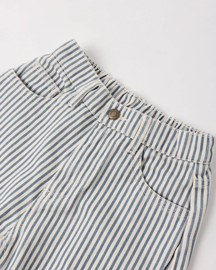 Barrel Pant | Railroad Stripe | Rylee & Cru