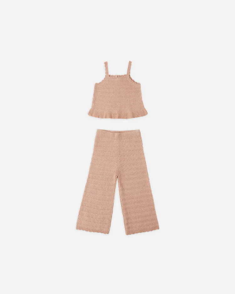 Mari Knit Set | Melon | Rylee & Cru