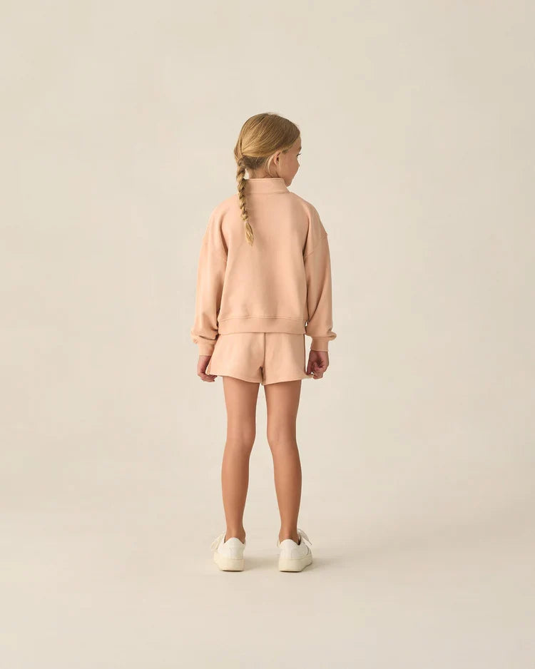 Half Zip Sweatshirt | Melon | Rylee & Cru
