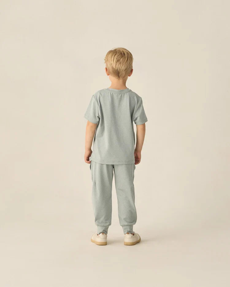 Century Tech Jogger | Heathered Sea Green | Rylee & Cru