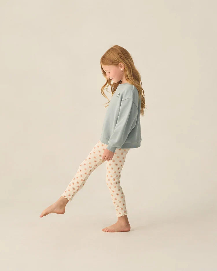 Ribbed Legging Set | Natural & Melon | Rylee & Cru