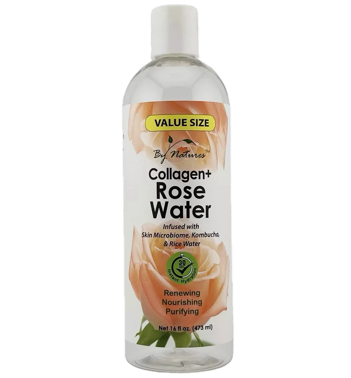 BY NATURES COLLAGEN+ROSE WATER 16 OZ