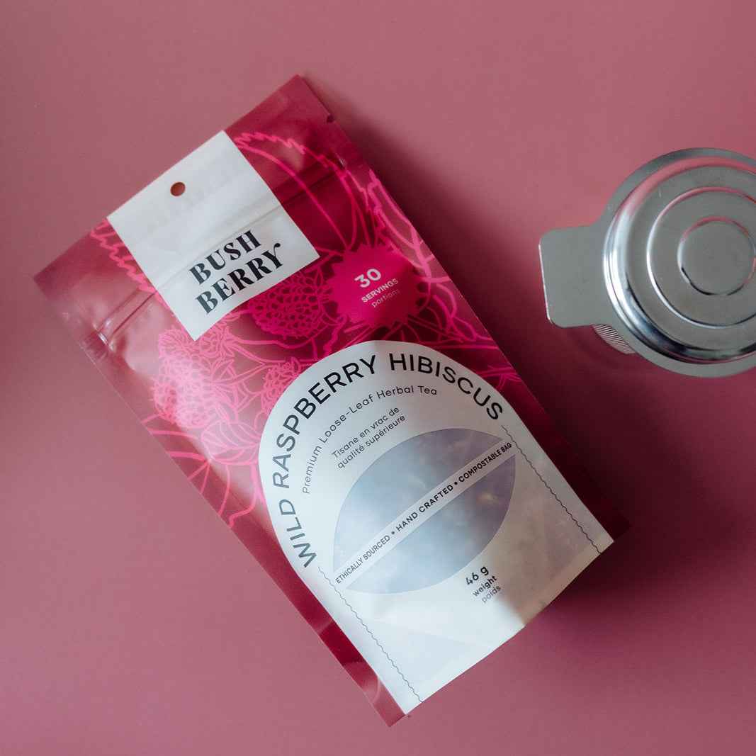 Organic Wild Raspberry Hibiscus Tea