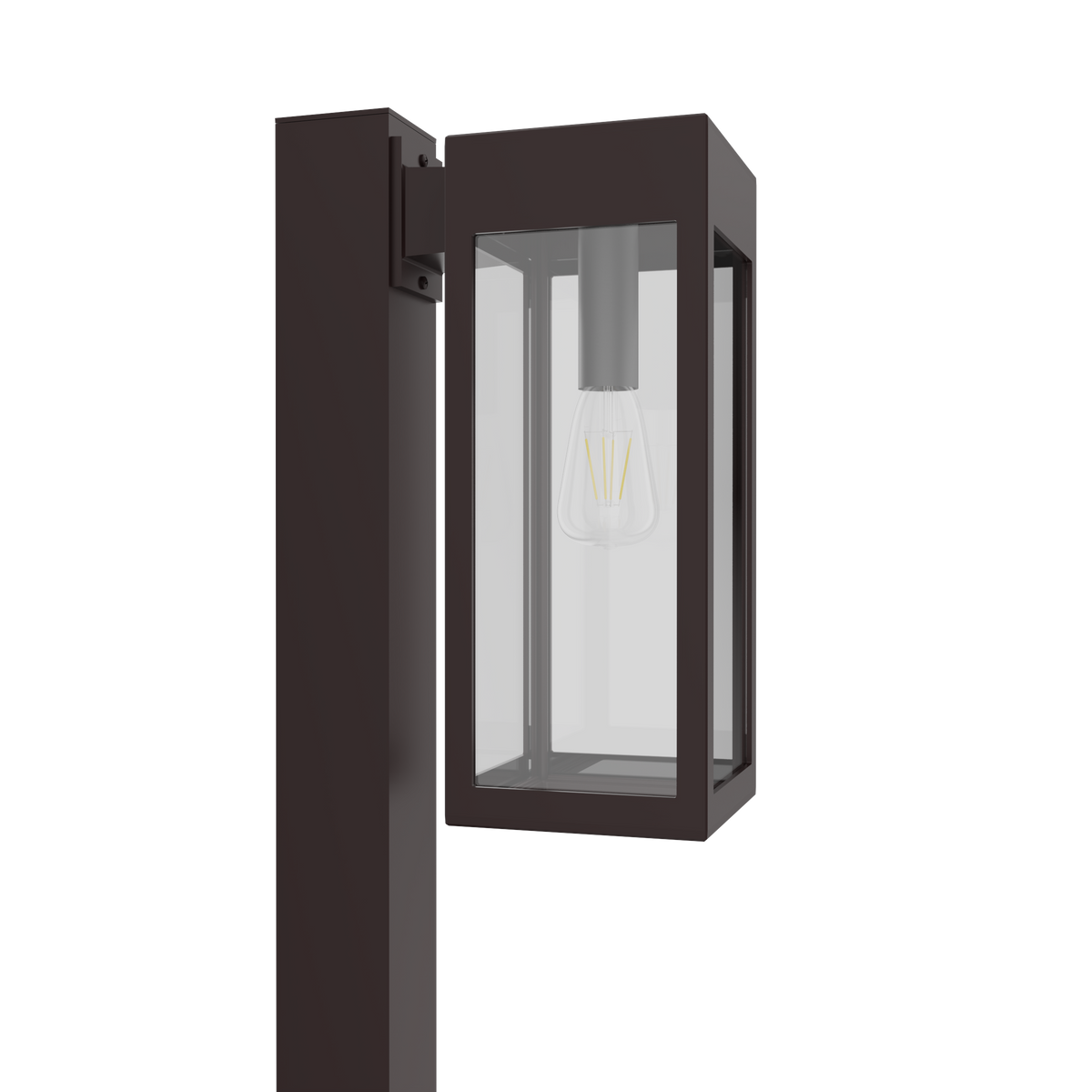 Stockholm • Luminaire pour poteau extérieur montage vers le bas fond ouvert format moyen [21636]