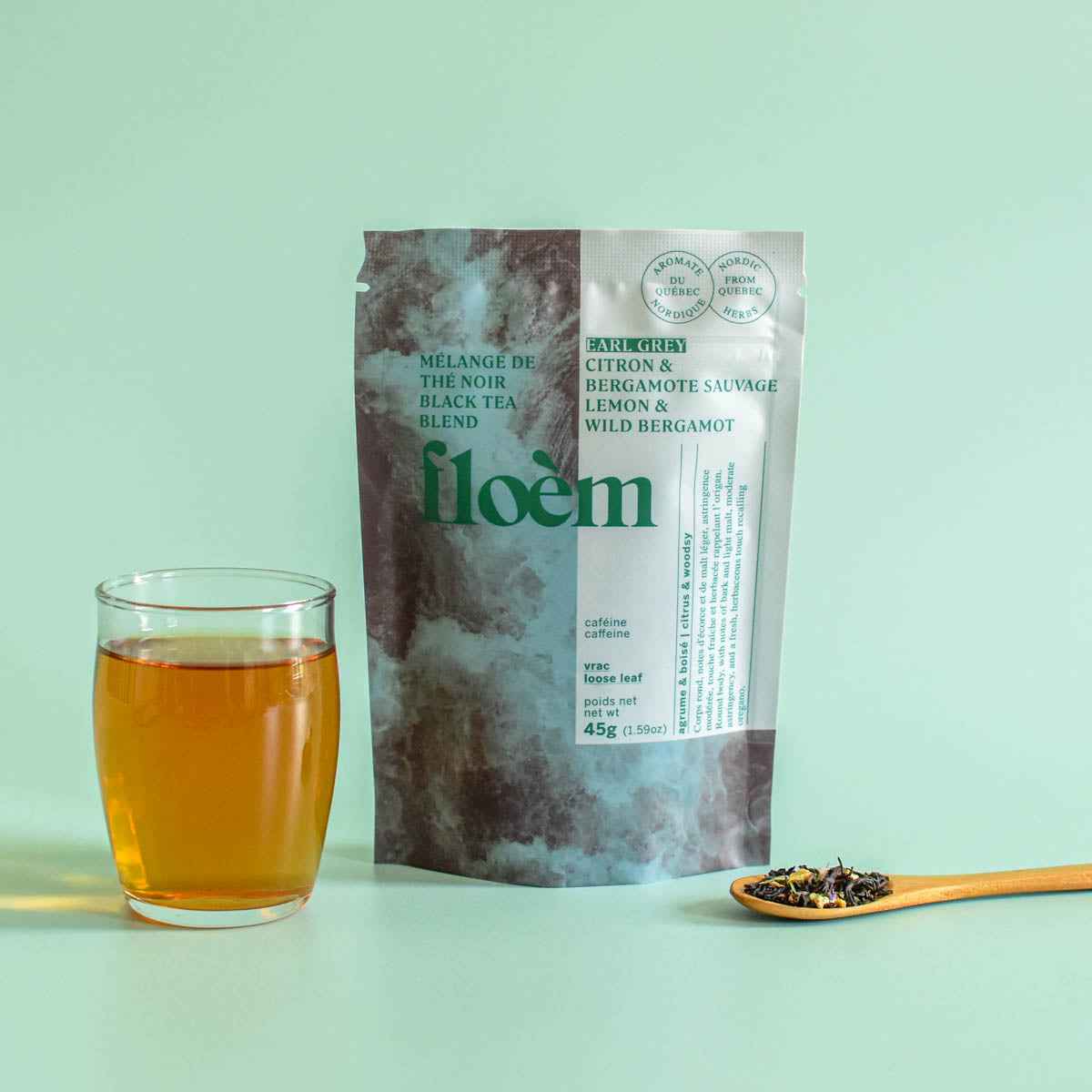 Thé en vrac - Thé noir Earl Grey, Citron & Bergamote sauvage