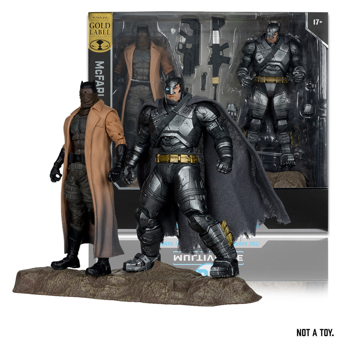 Batman Knightmare & Batman Armor Suit (Batman v Superman: Dawn of Justice) 2-Pack Gold Label