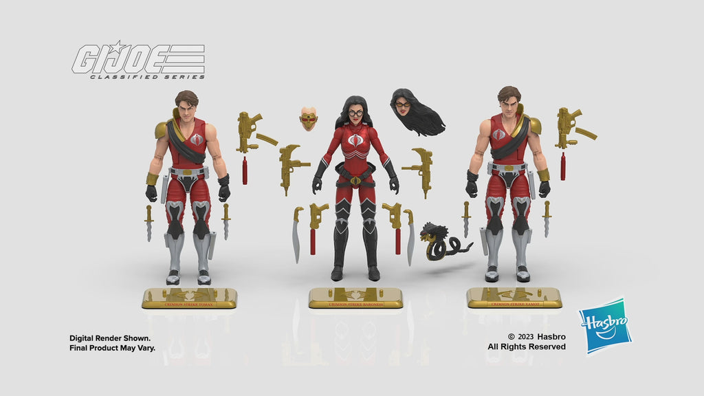 G.I. Joe Classified Series Crimson Strike Team: Baroness, Tomax, & Xamot, 82