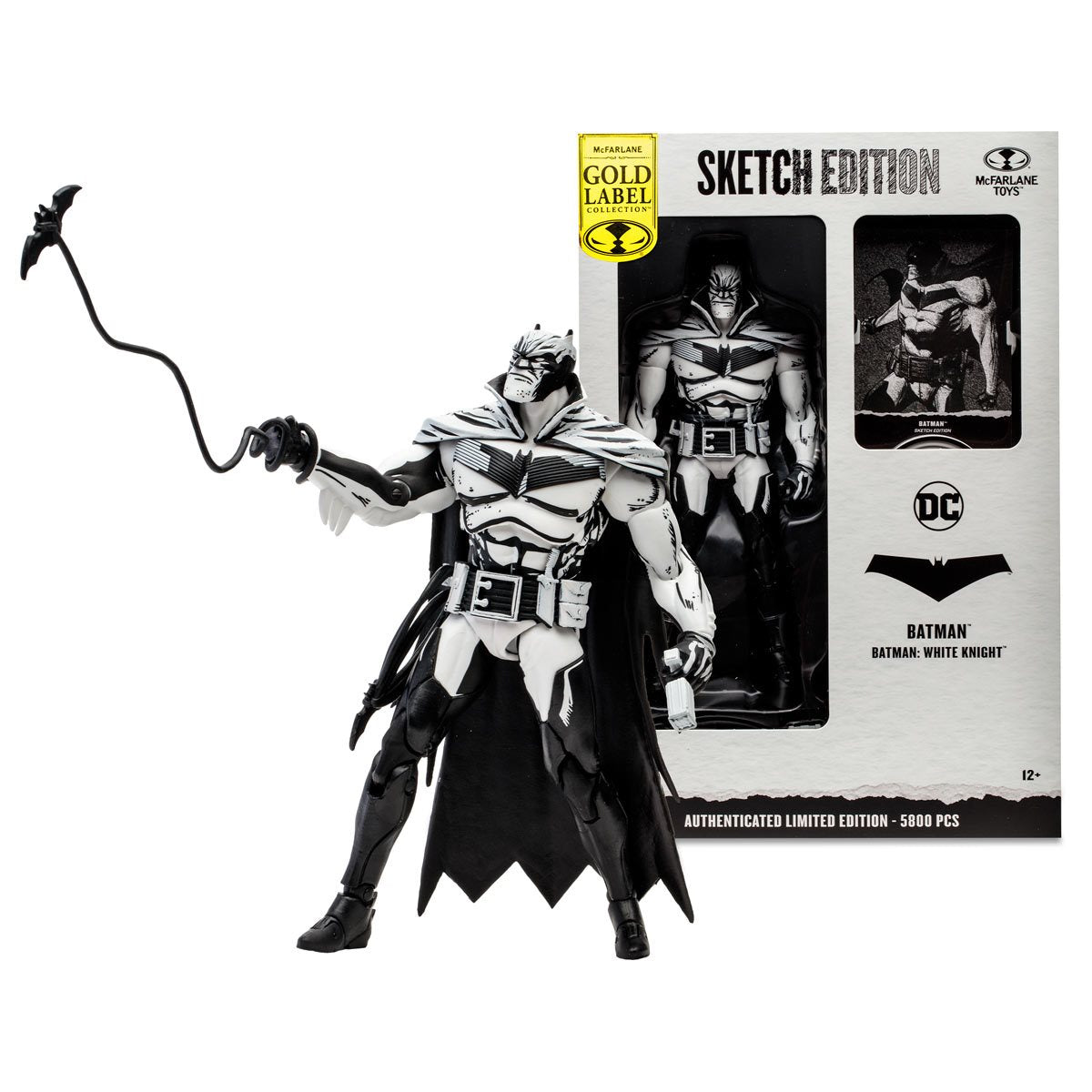 DC Multiverse - Batman White Knight Sketch Edition - Gold Label