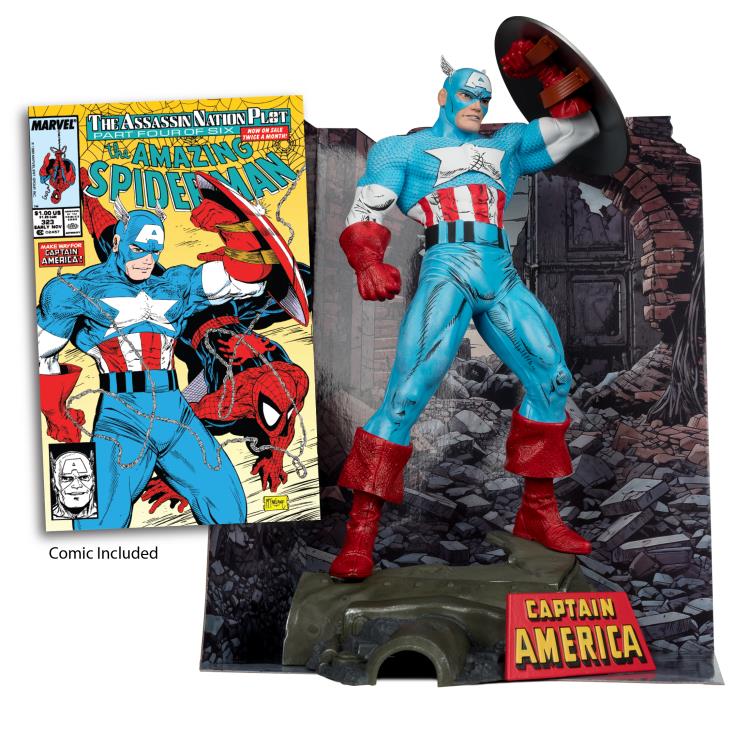Marvel Comics Captain America (The Amazing Spider-Man #323) 1/6 Scale - Statue