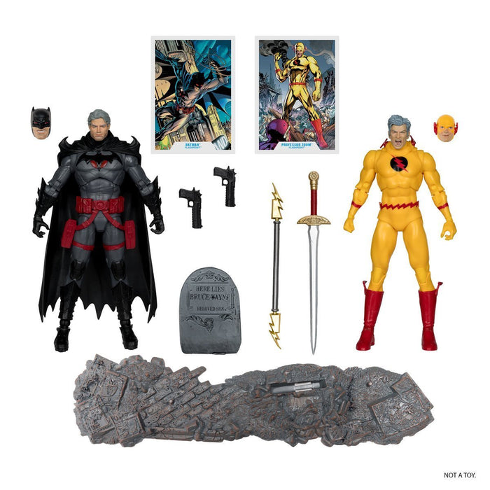 DC Multiverse - Flashpoint Batman vs Professor Zoom 2-Pack