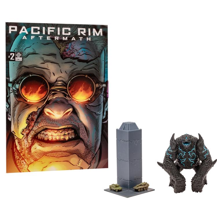 Pacific Rim: Aftermath Leatherback 4" Action Figure Playset with Comic