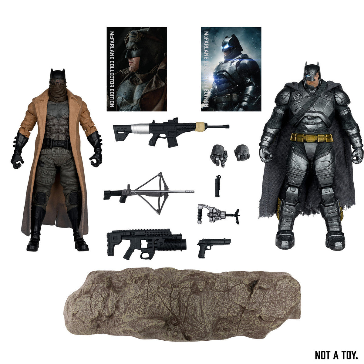 Batman Knightmare & Batman Armor Suit (Batman v Superman: Dawn of Justice) 2-Pack Gold Label